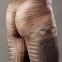 Tribal tattoo style example